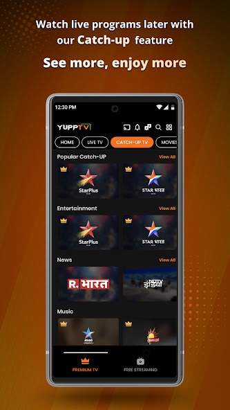Rattrapage TV et films sur YuppTV